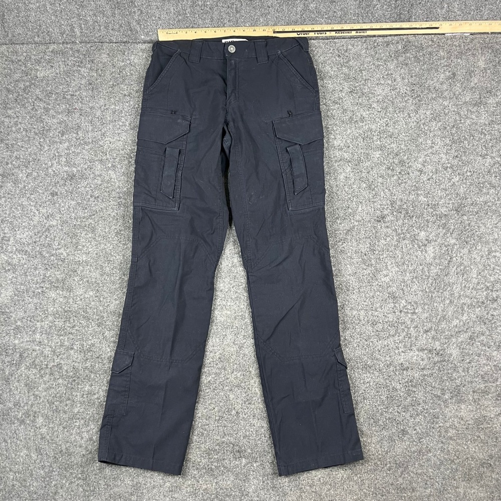 First Tactical Cargo Pants Womens Size 6 Tall Black Ripstop Utility Outdoor Work